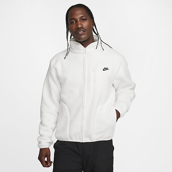 Mens White Hoodies Pullovers. Nike